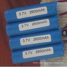 3.6V 1.2ah 1s1p 4.32wh Rechargeable Lithium Ion Li-ion 18650 Battery Pack Ncm 18650 1200mAh Lithium Battery
